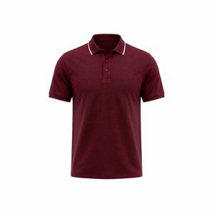 French Wine Pima Cotton Polo Shirt for Men - Avvara Studio